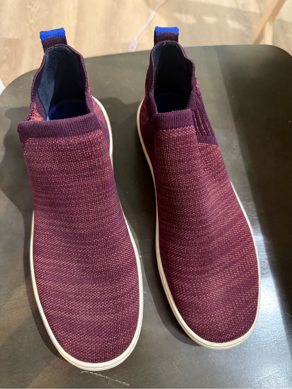 Rothy's Women’s Slip-On Knit Sneakers - Plum/Berry
